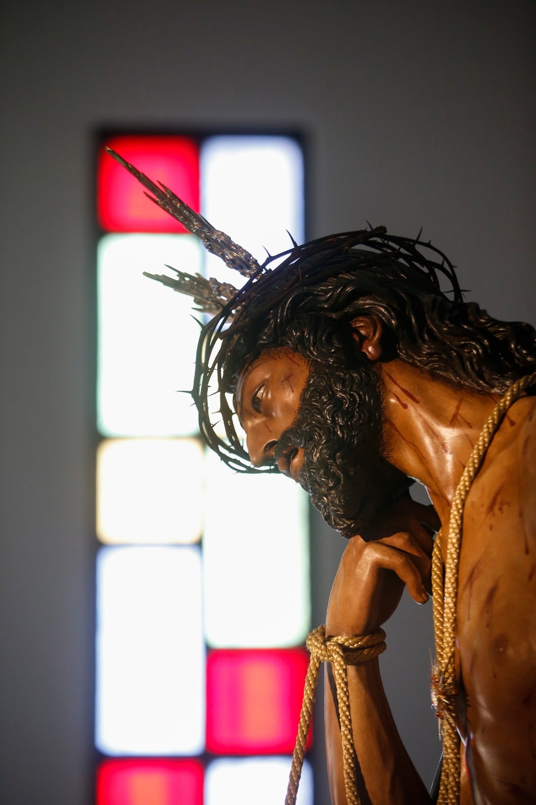 Veneración del Santísimo Cristo de la Humildad y Paciencia y María Santísima de los Dolores y Esperanza en la Parroquia de San Vicente de Paúl.