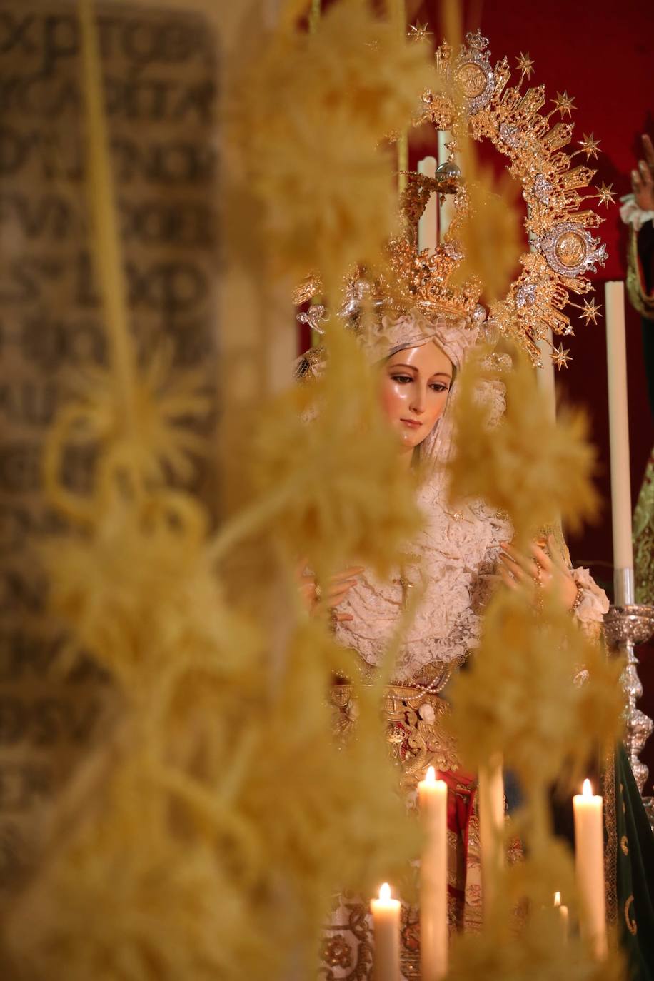 Misa de Palmas de Pollinica en la Iglesia de San Agustín.