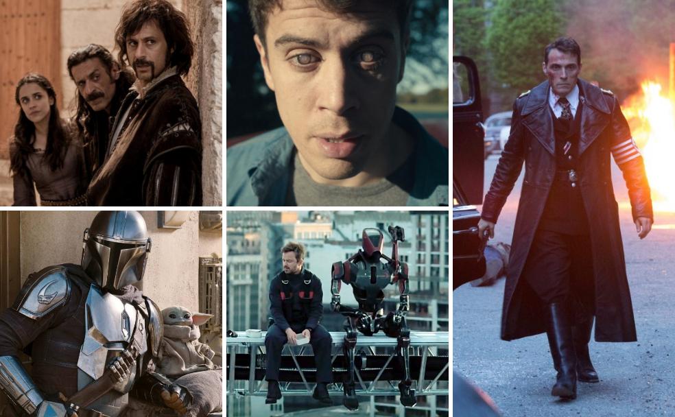 'El Ministerio del Tiempo', 'Black Mirror', 'The Mandalorian', 'Westworld' y 'The Man in the High Castle'.