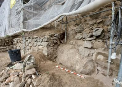 Imagen secundaria 1 - Encuentran una muralla omeya del siglo IX en Toledo  