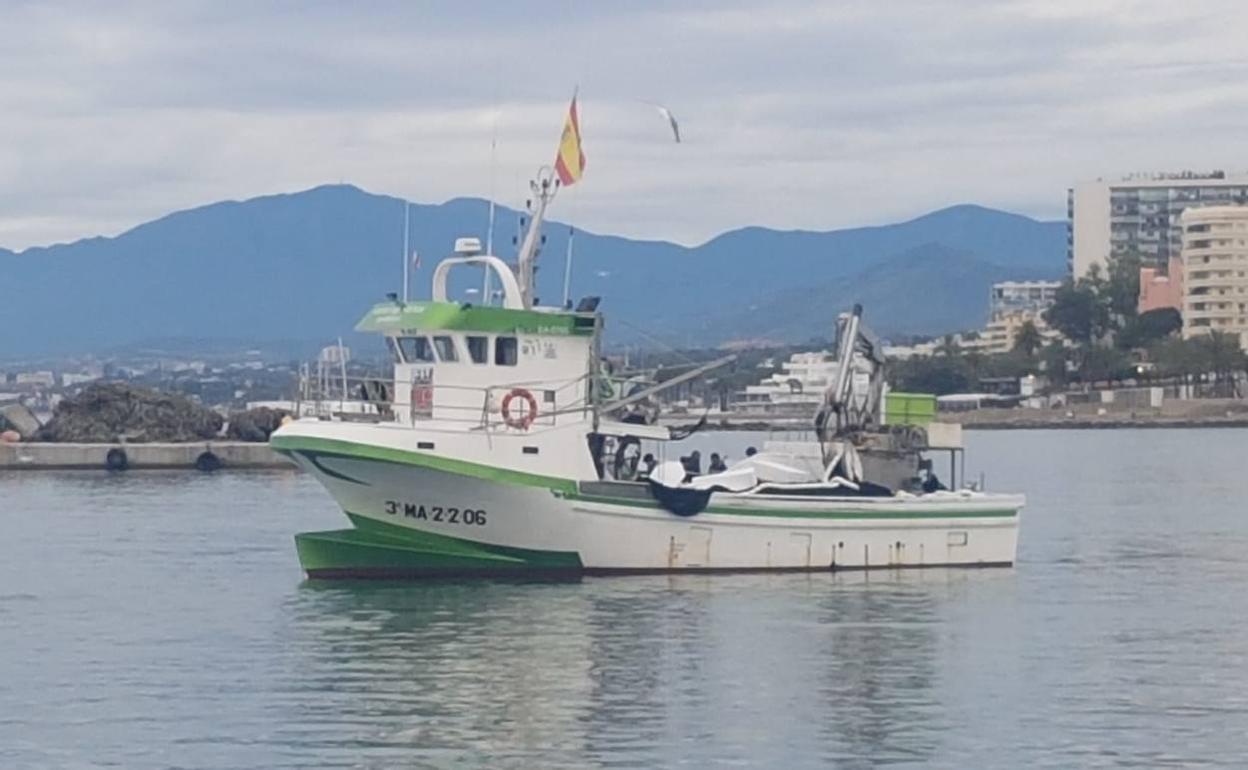 Una de las traíñas de Marbella. 