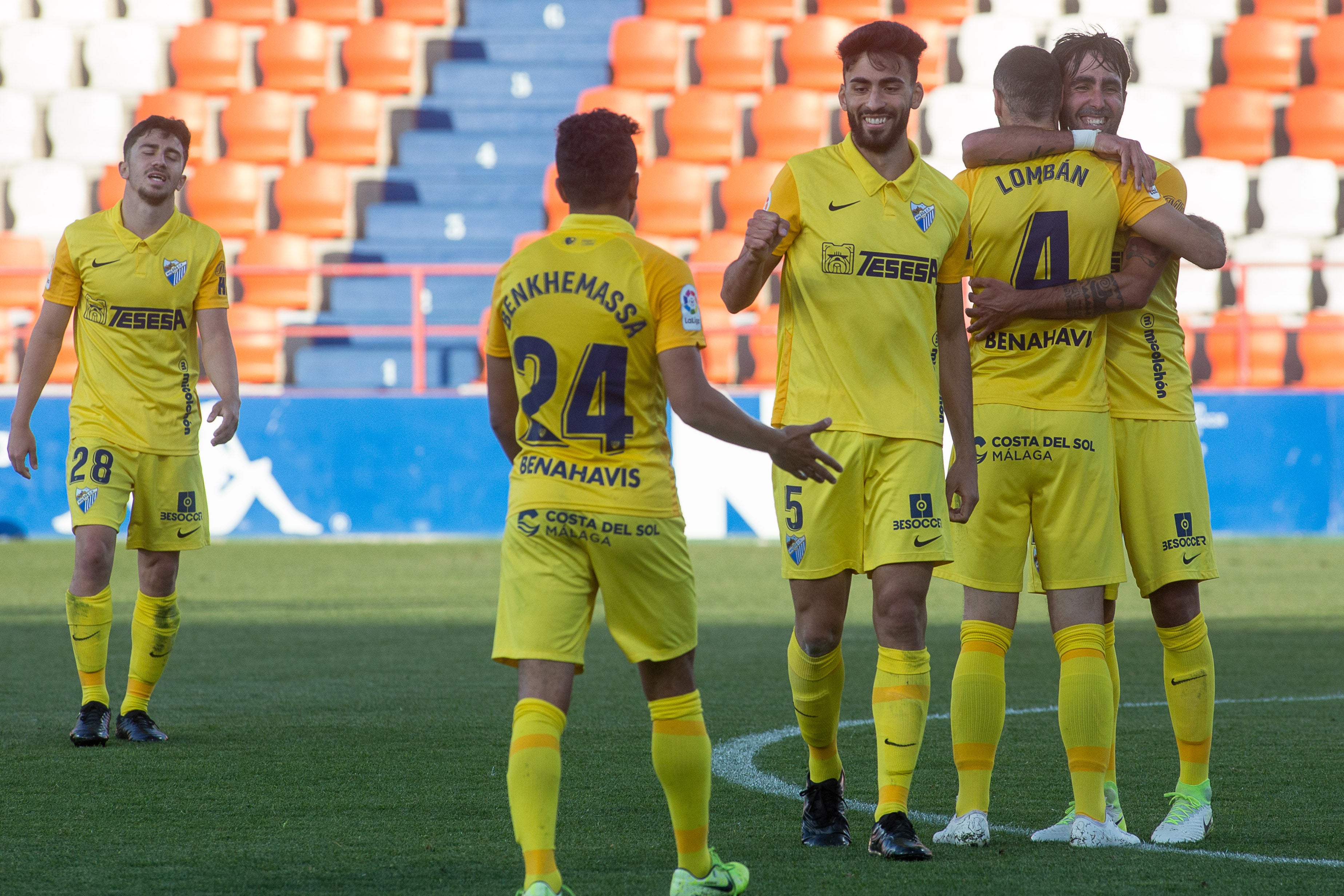 El Málaga sentenció en la recta final 