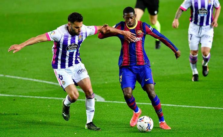 Las mejores imágenes del Barça-Valladolid