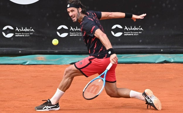 Feliciano López, en el duelo ante Taro Daniel de este martes. 