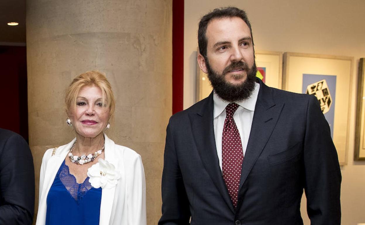 Carmen Cervera y Borja Thyssen.