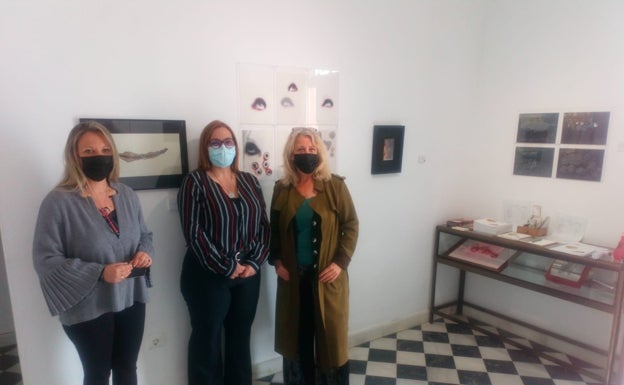 Inauguración de la exposición en La Cala del Moral. 