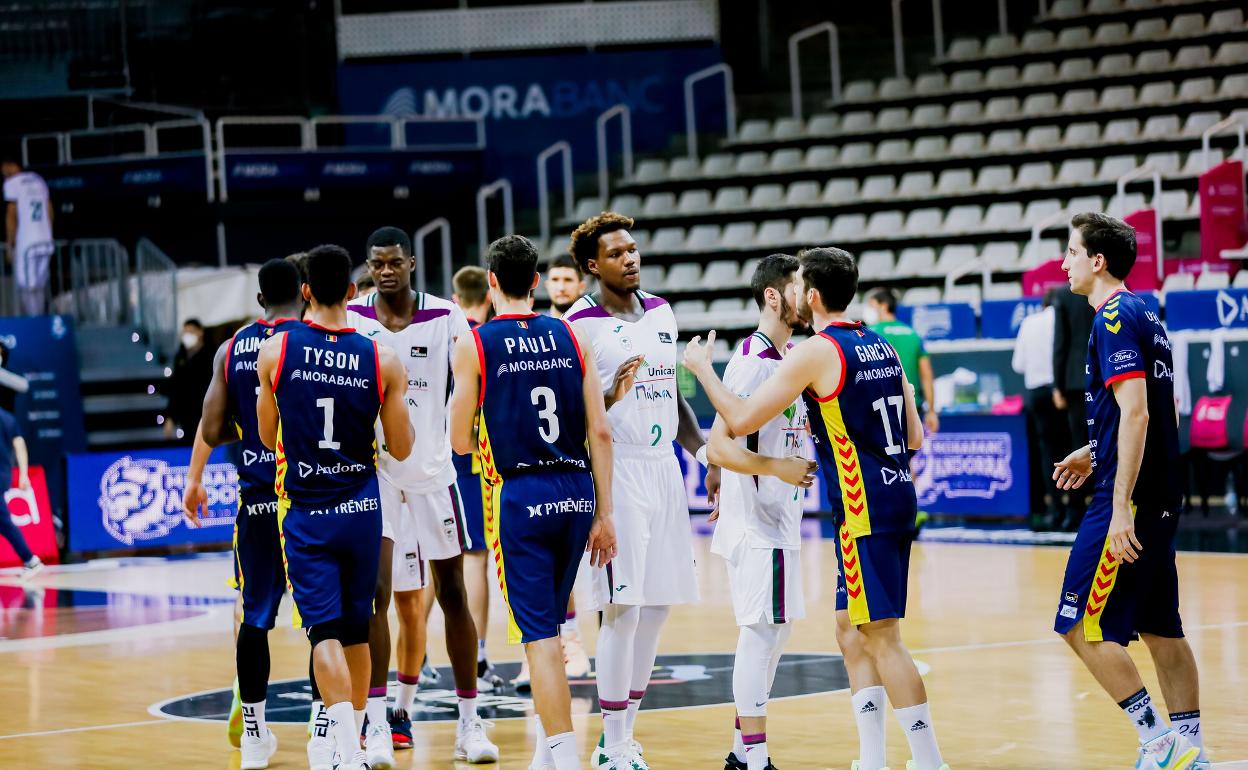 Imagen del Unicaja-Andorra de la primera vuelta.