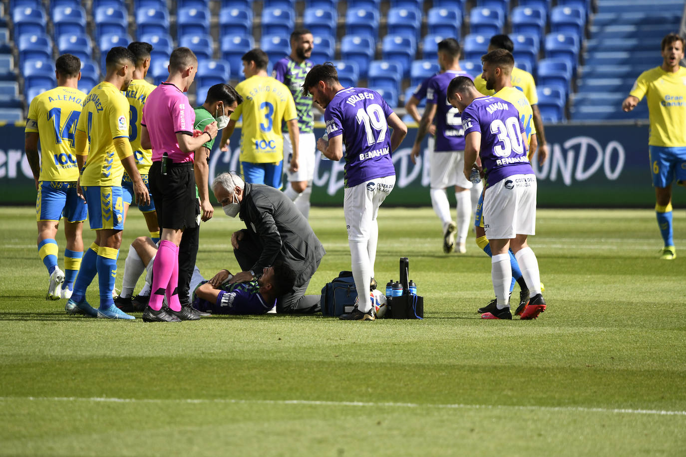 El Málaga empata en Las Palmas (1-1). 