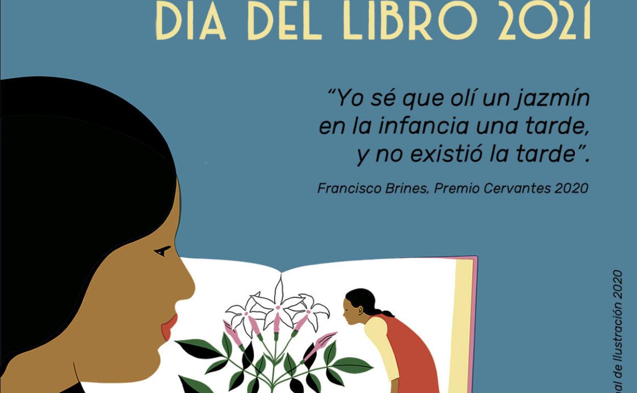 Cartel del Día del Libro 2021, diseñado por Sonia Pulido, Premio Nacional de Ilustración 2020. 