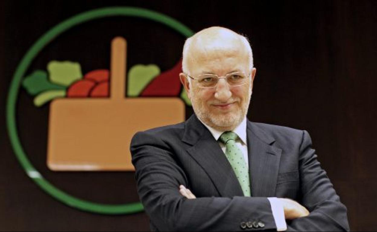 El presidente de Mercadona, Juan Roig,. 