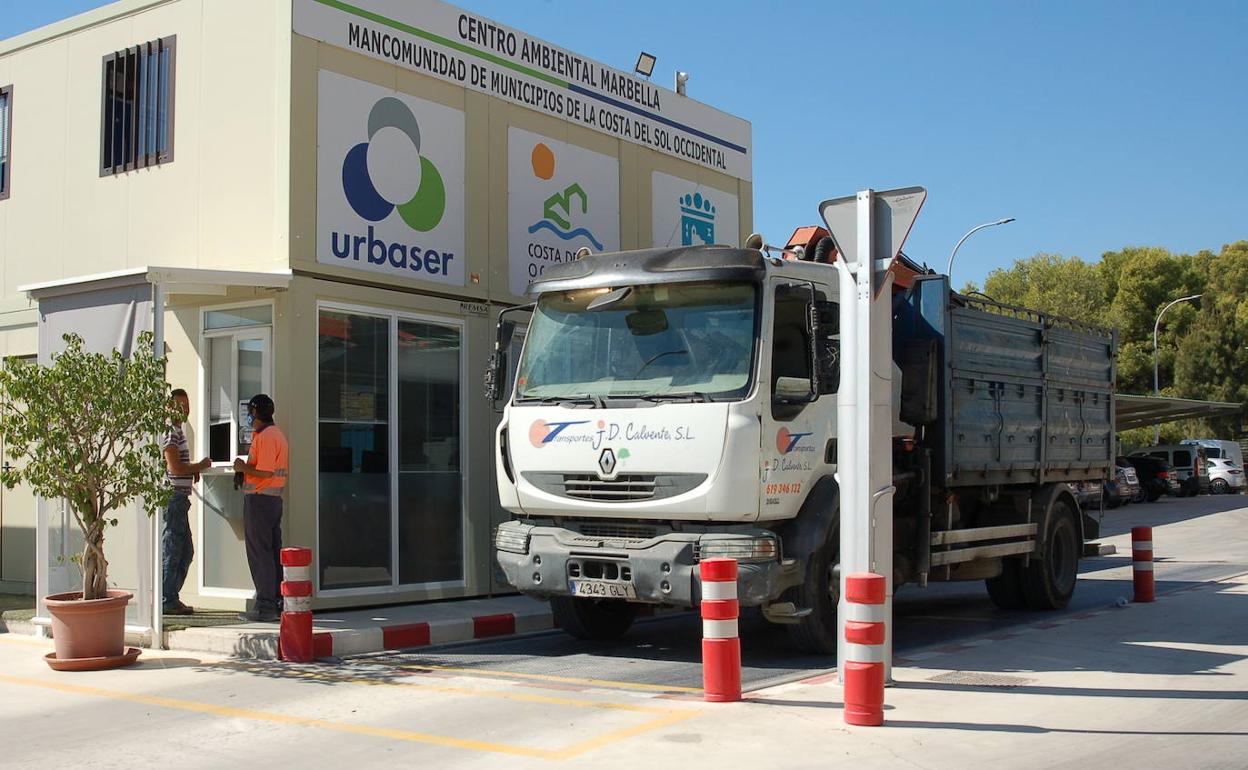 Entrada del centro ambiental marbellí. 