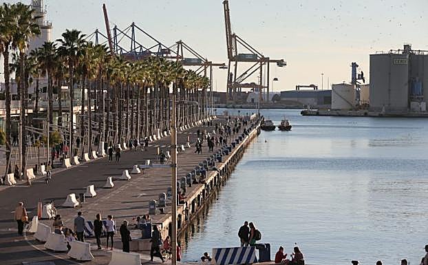 Zona en el muelle uno que se acondicionará para albergar los megayates. 