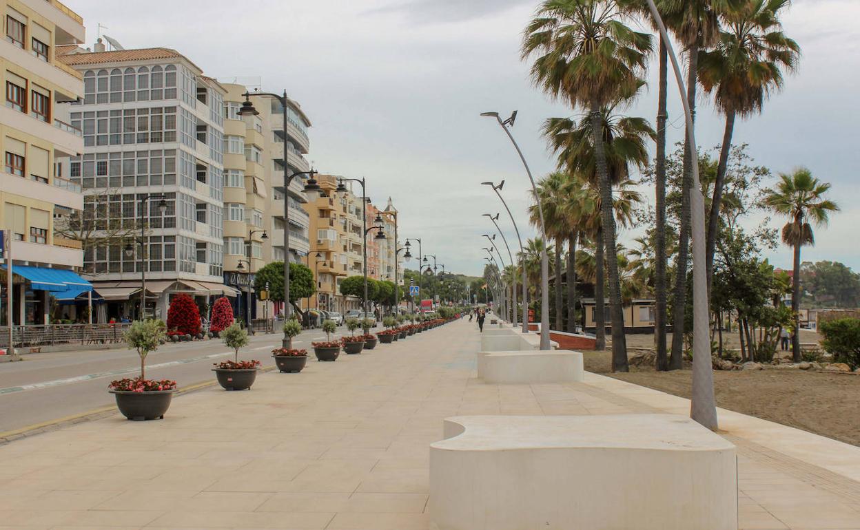 Imagen del paseo marítimo tras la remodelación. 