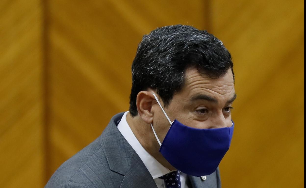 Moreno Bonilla, en su intervención en el pleno