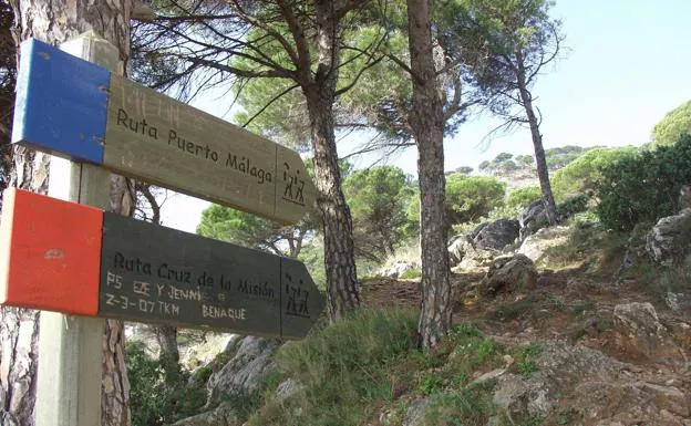 Camino de la Cruz de la Misión, en Mijas.