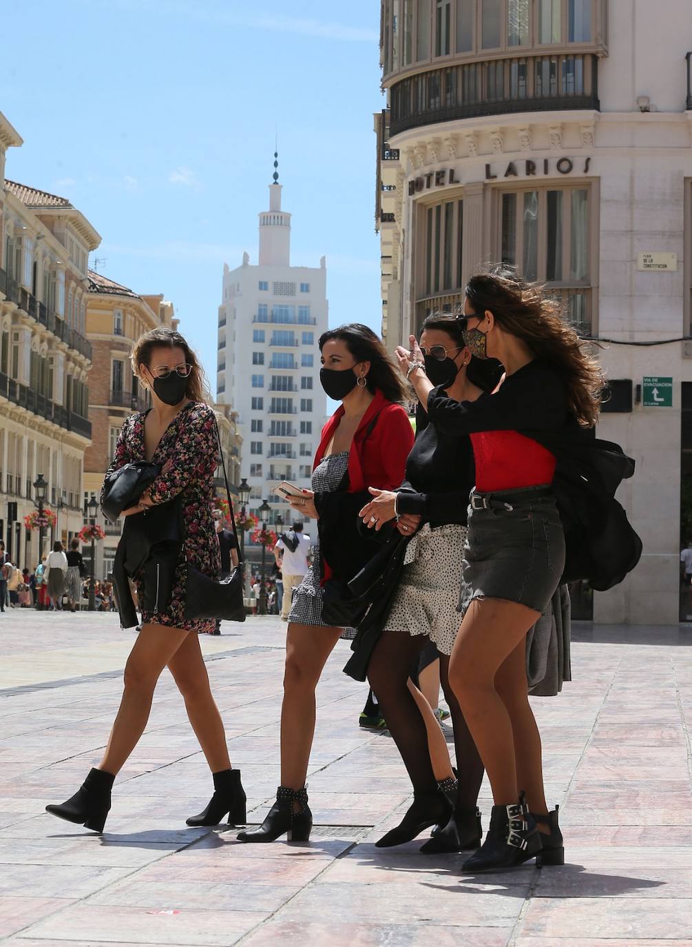 Gran ambiente en los bares y restaurantes de Málaga 