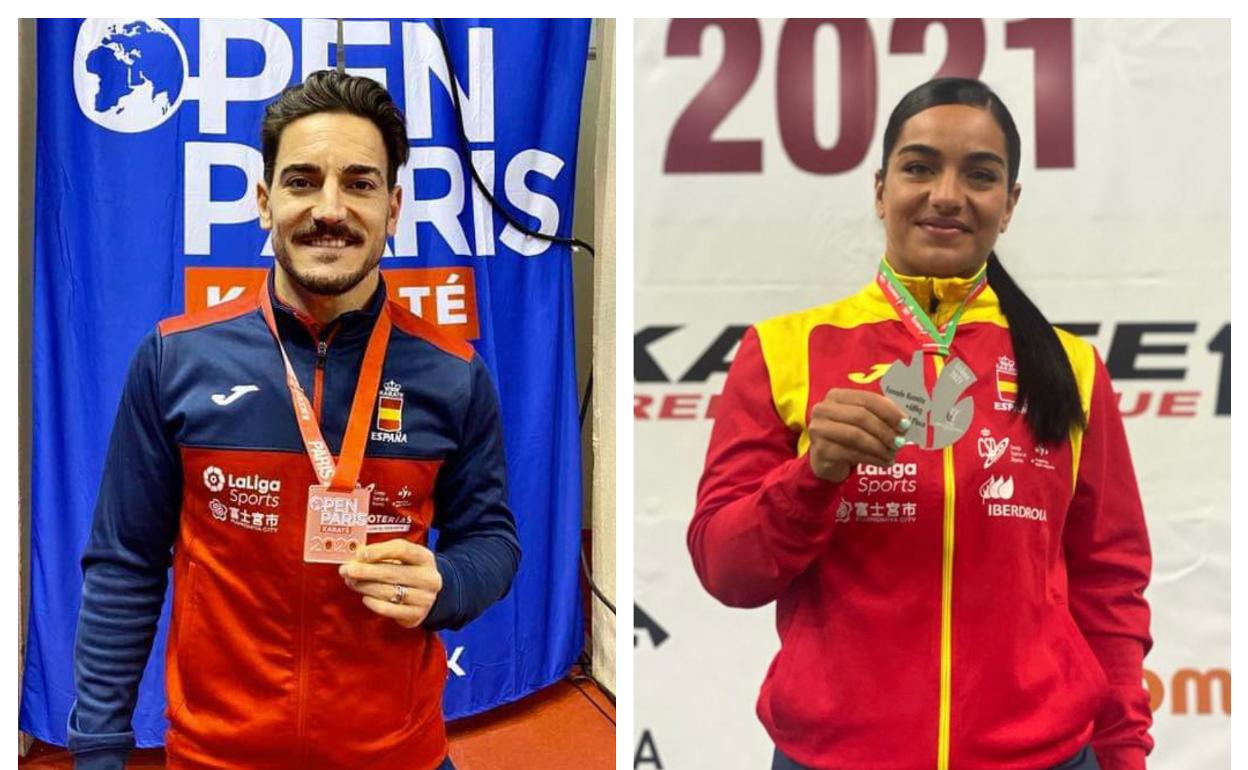 Damián Quintero y María Torres acudirán al Europeo de kárate