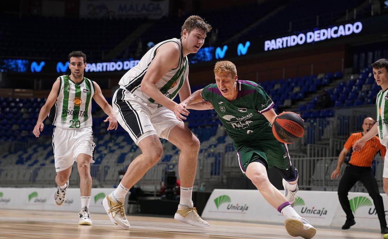 Alberto Díaz, en el duelo ante el Joventut del sábado. 