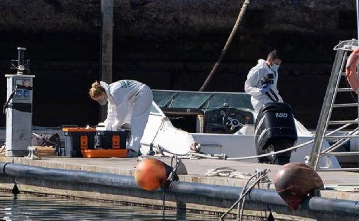 La sangre encontrada en el barco sería del padre de las niñas