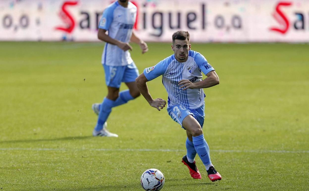 Ramón, en un partido de esta temporada con el Málaga. 