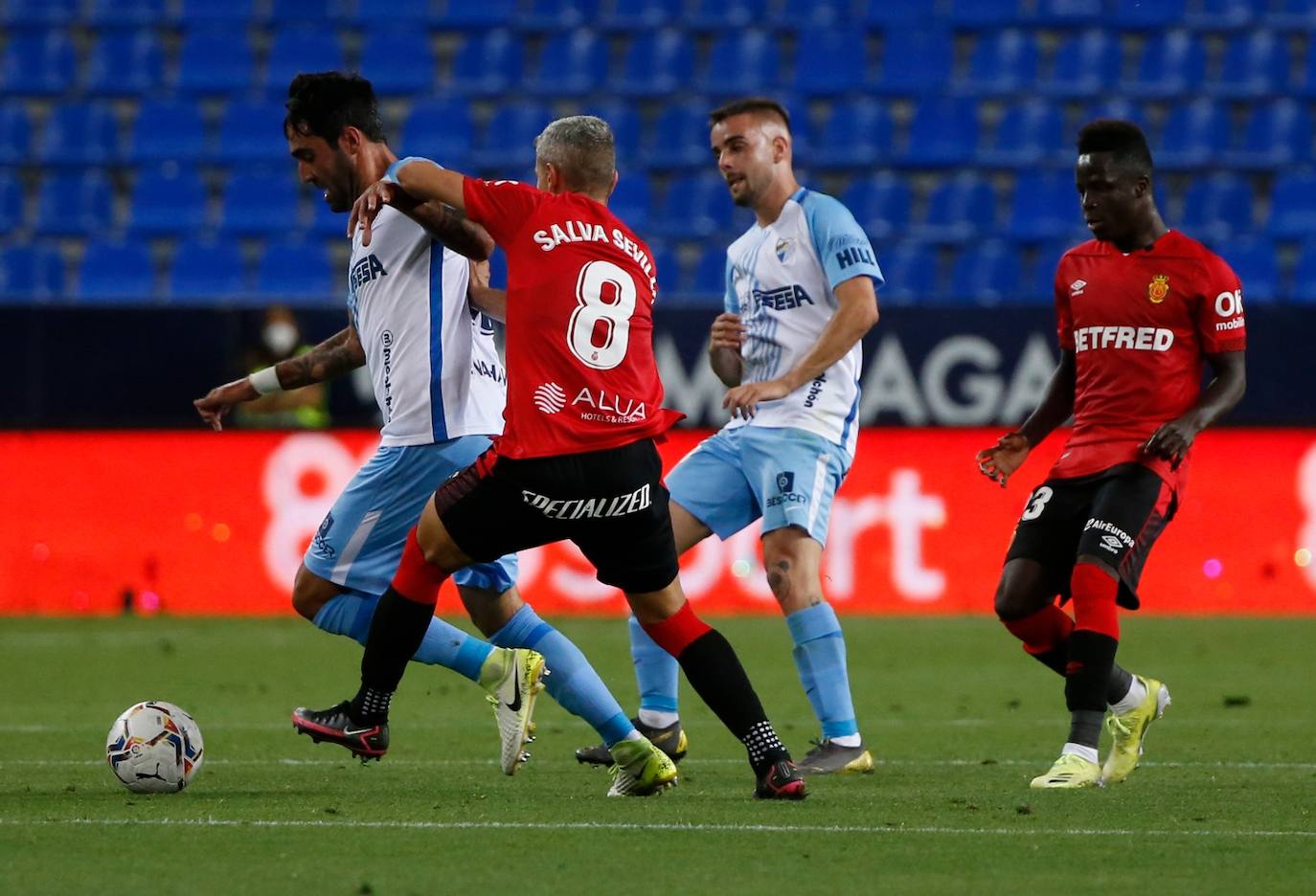 El Málaga empata con el Mallorca en casa. 