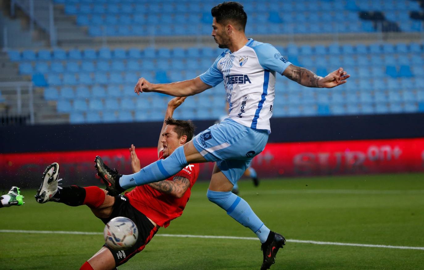 El Málaga empata con el Mallorca en casa. 