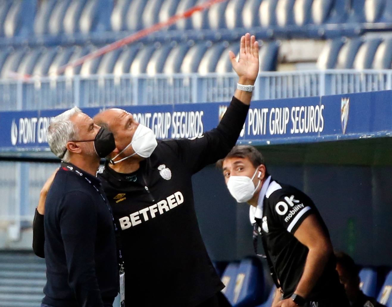 El Málaga empata con el Mallorca en casa. 