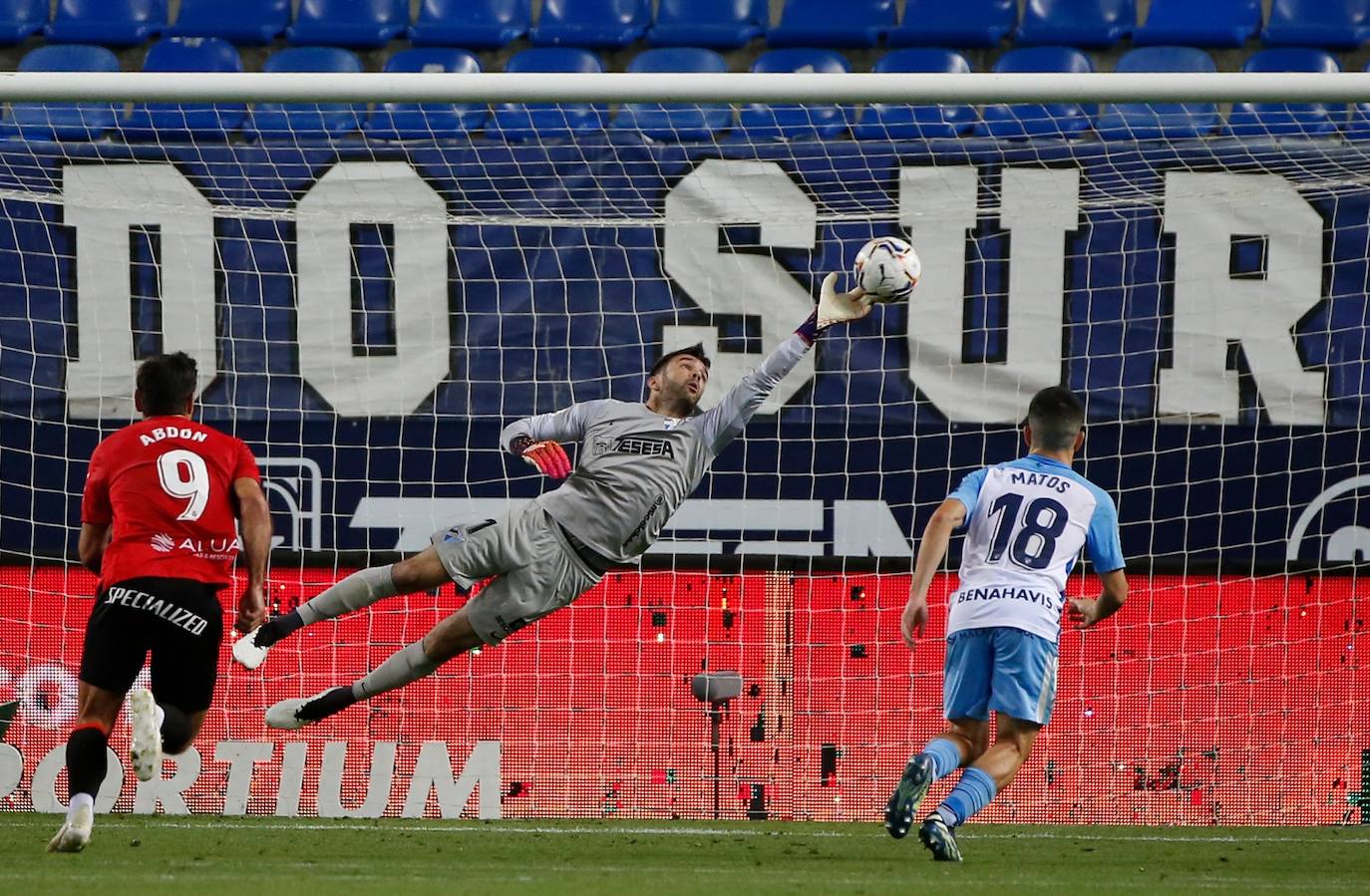 El Málaga empata con el Mallorca en casa. 