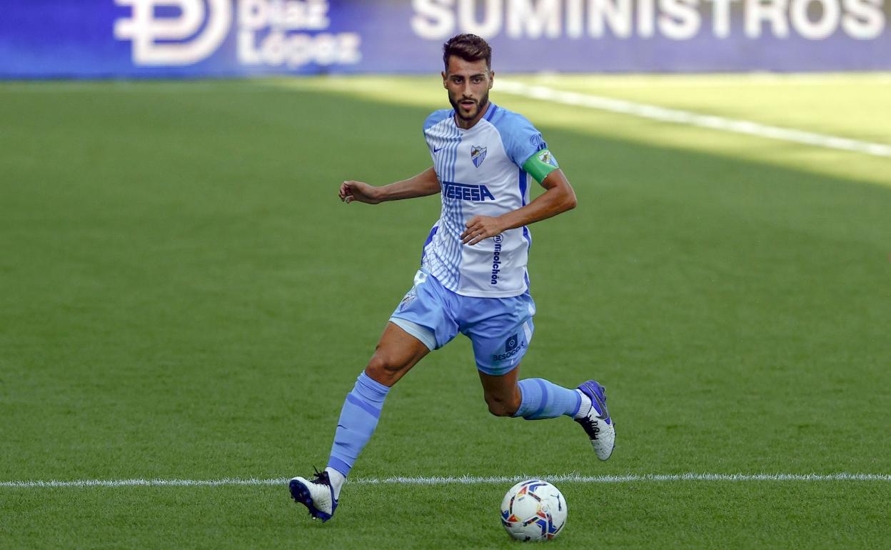 El jugador del Málaga, Luis Muñoz.