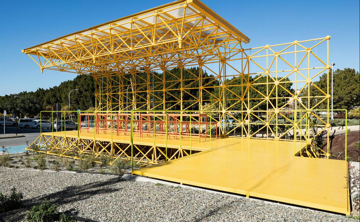 Un proyecto de aula al aire libre de la UMA, finalista de la Bienal Española de Arquitectura y Urbanismo