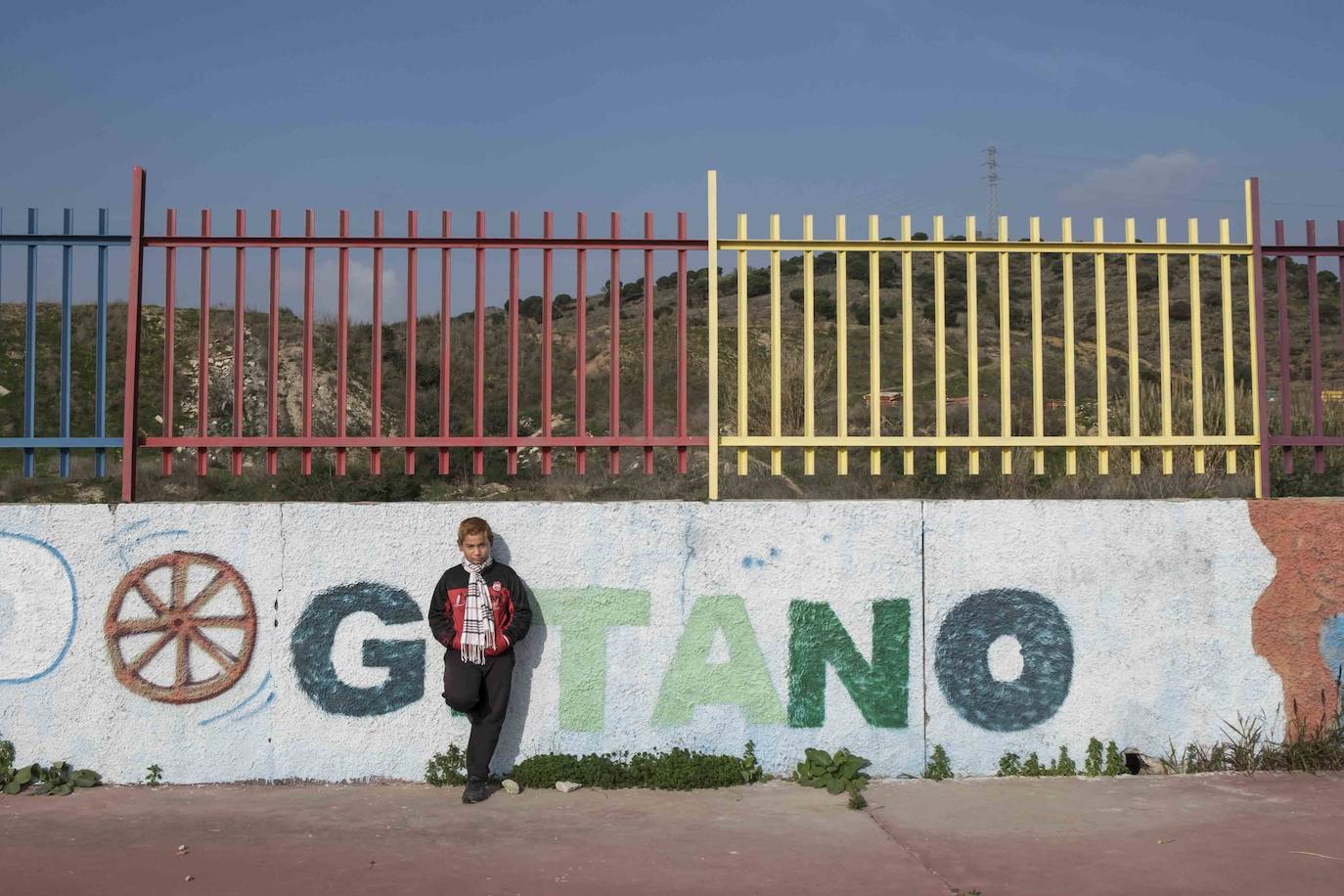 Fotos: Dos proyectos artísticos se fijan en la barriada malagueña de Los Asperones