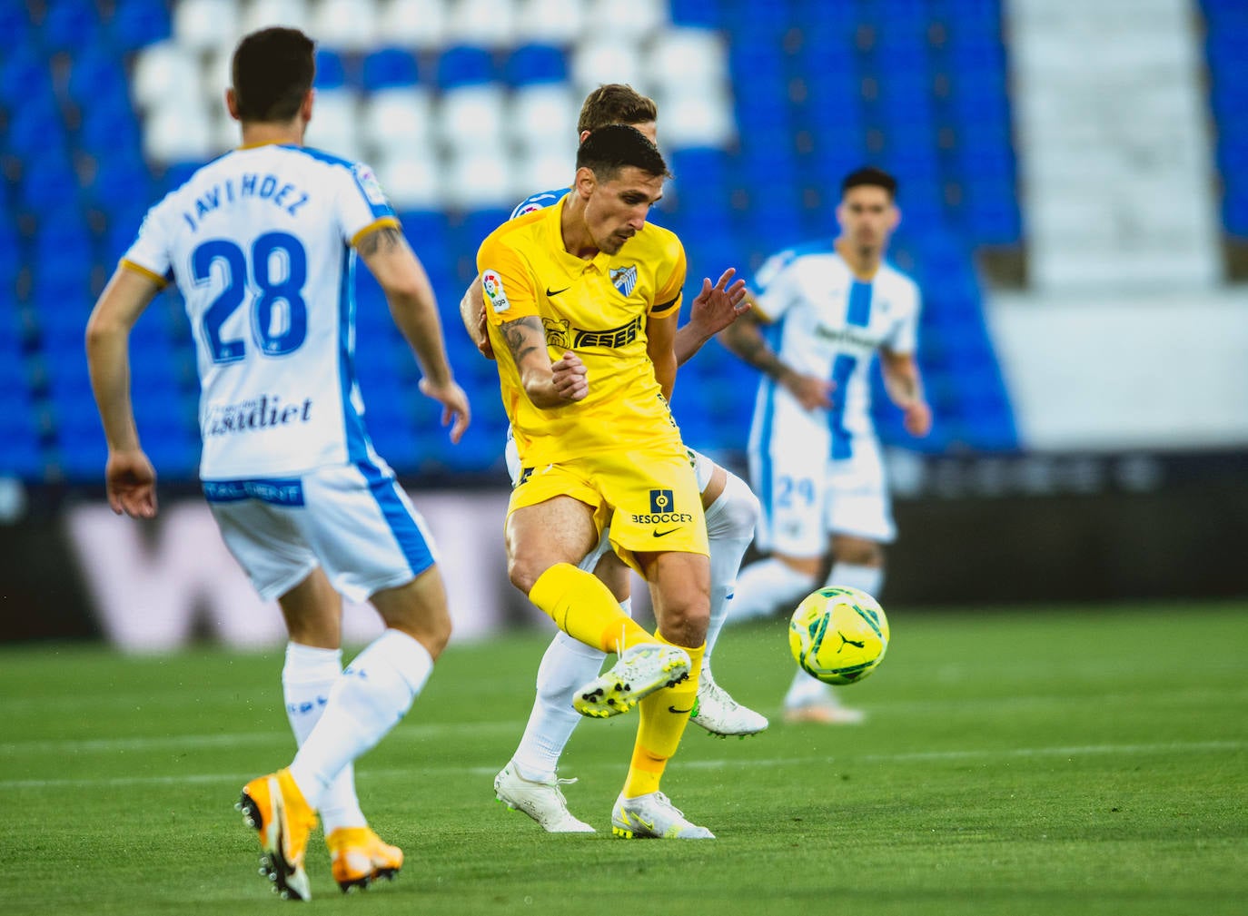 Encajó un gol en la recta final del partido que no pudo superar. 