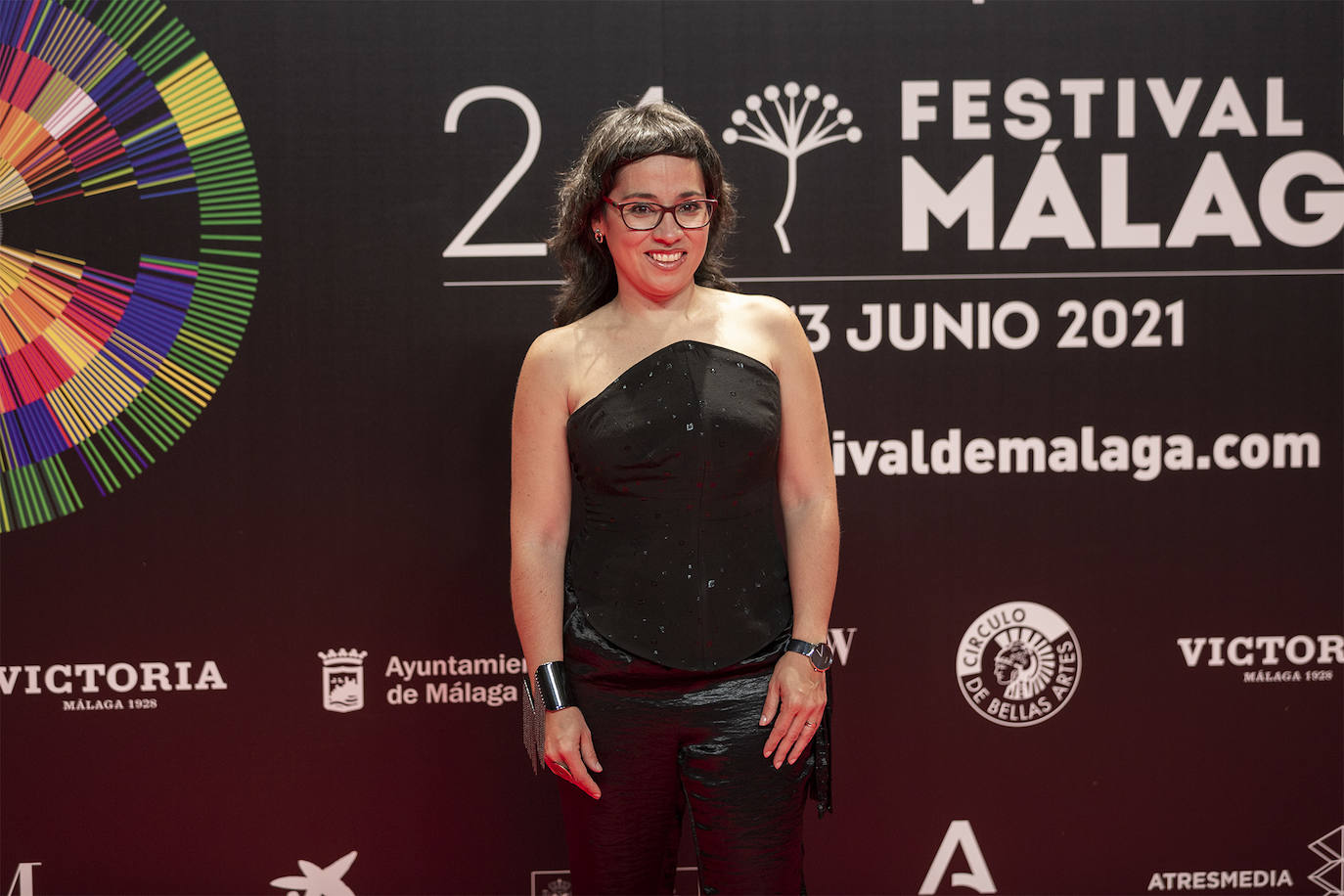 Los protagonistas de las películas seleccionadas posan en el Círculo de Bellas Artes como antesala del photocall malagueño