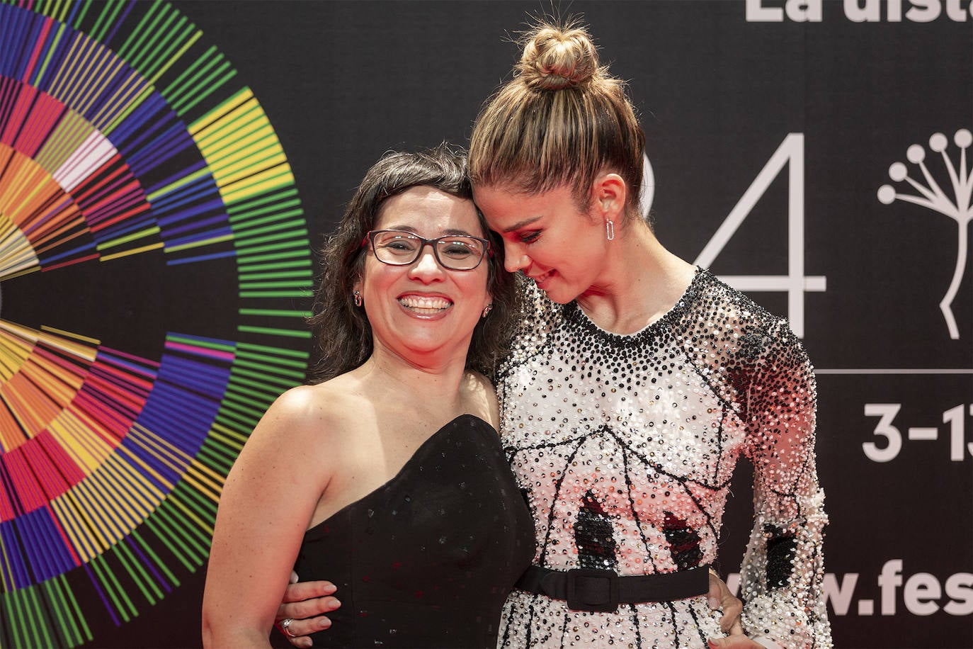 Los protagonistas de las películas seleccionadas posan en el Círculo de Bellas Artes como antesala del photocall malagueño