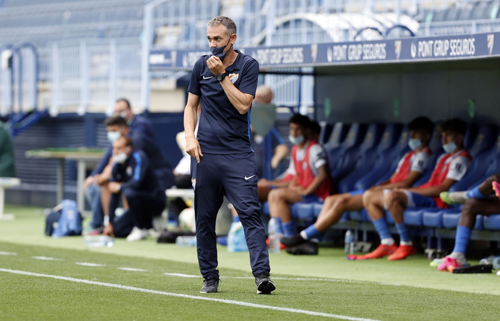 Nacho Pérez Santamaría, entrenador del Juvenil División de Honor del Málaga.