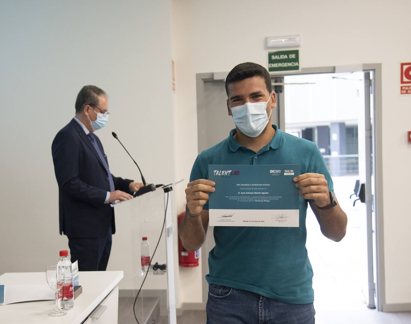 Entrega de diplomas de Talent Lab en ESIC Málaga. 