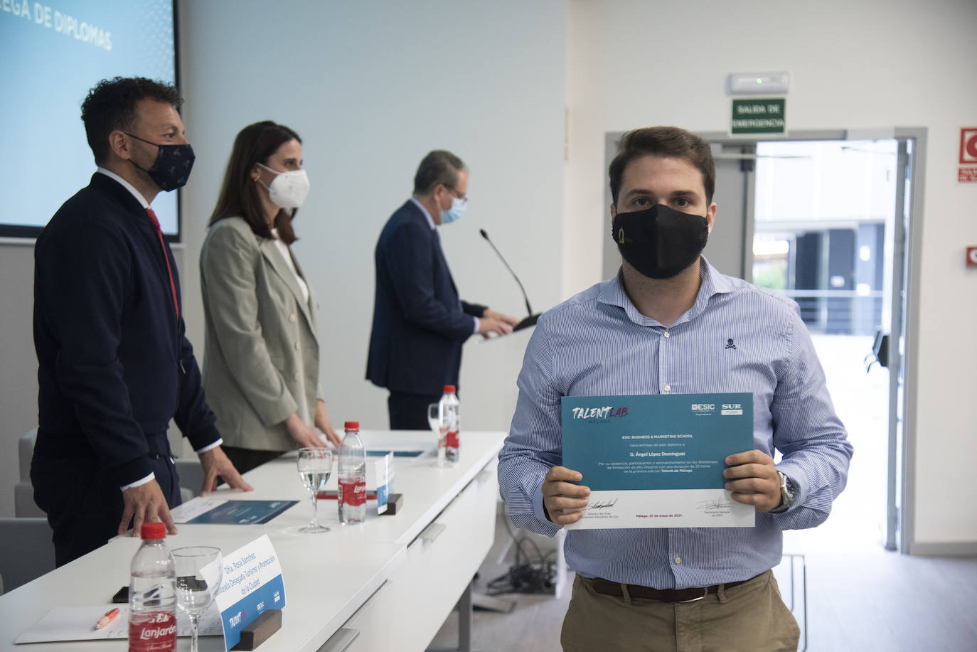 Entrega de diplomas de Talent Lab en ESIC Málaga. 