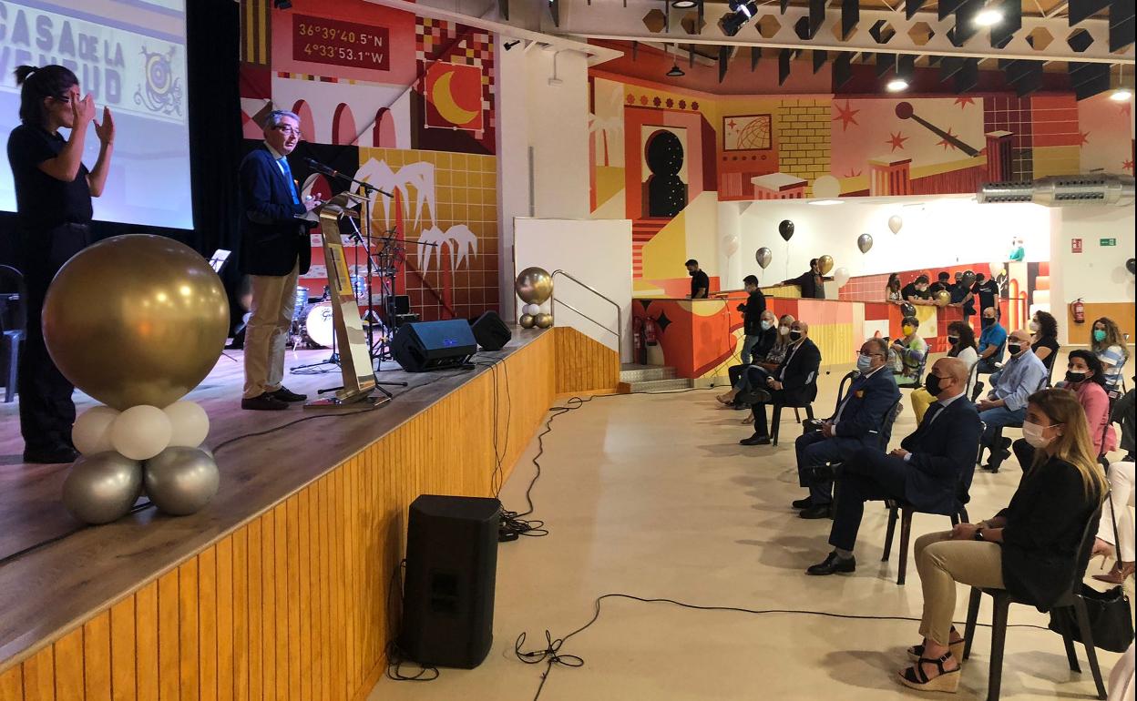 Inauguración del nuevo salón de usos múltiples de la Casa de la Juventud.