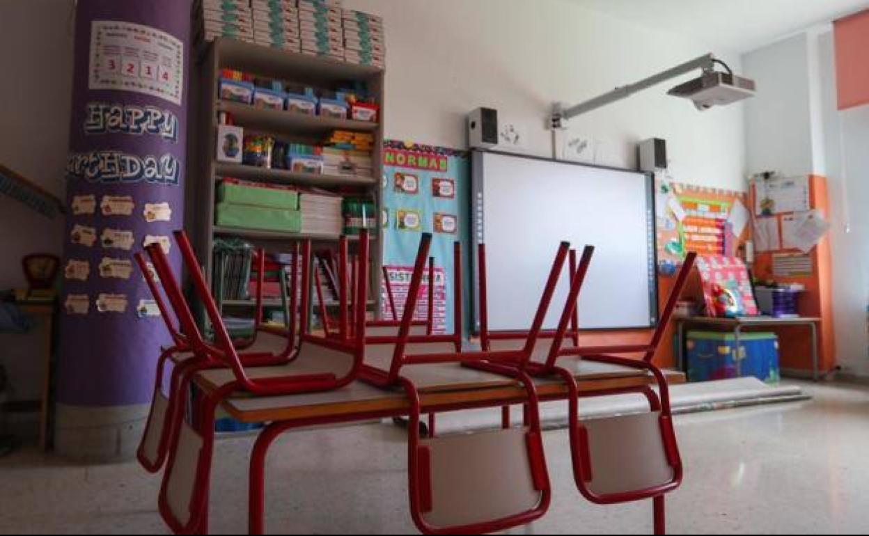 Andalucía tiene 115 aulas de centros escolares afectadas por el Covid