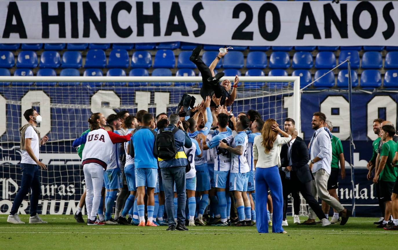 El Málaga despide la temporada con victoria. 