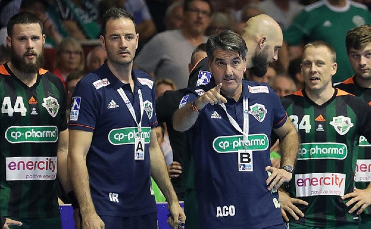 Antonio Carlos Ortega, durante un partido con el Hannover. 