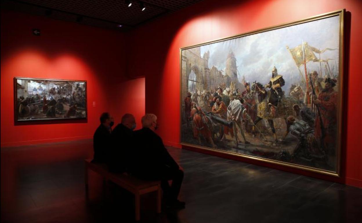 Exposición 'Guerra y paz en el arte ruso'. 