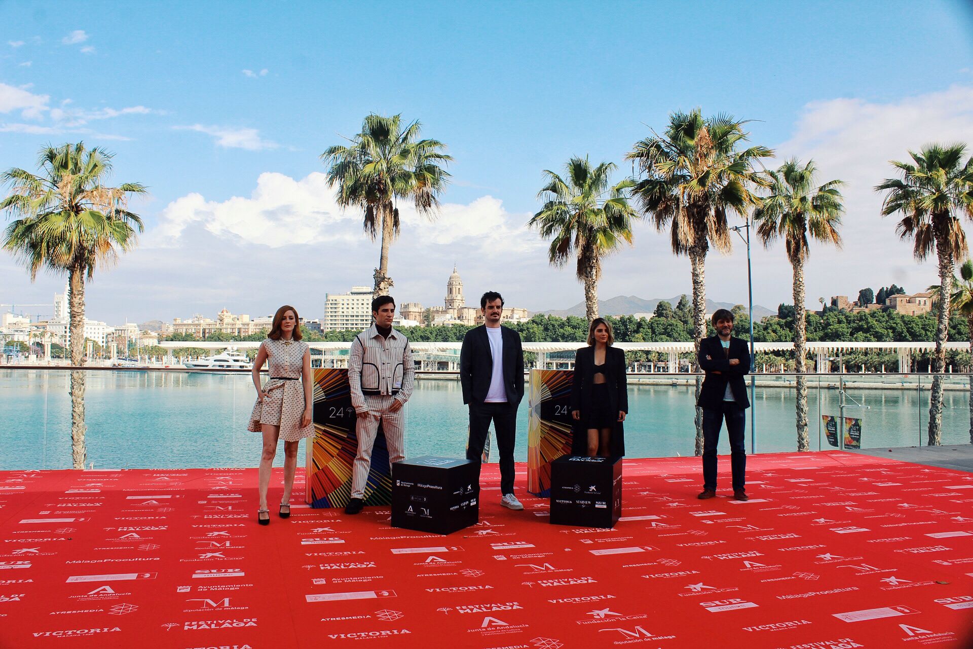 Photocall de la película 'Con quién viajas', de Martín Cuervo, protagonizada por Salva Reina, Ana Polvorosa, Pol Monen y Andrea Duro.