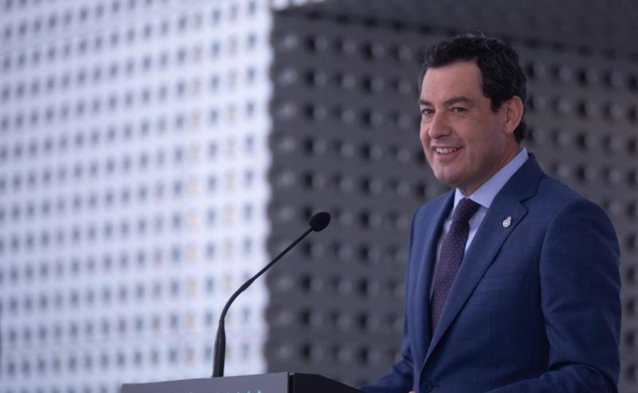 Moreno, este lunes en Sevilla.