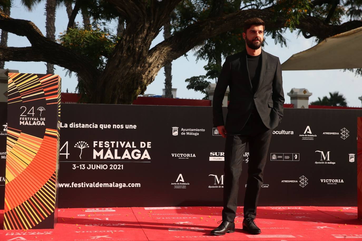 Último desfile de famosos del 24 Festival de Málaga. 