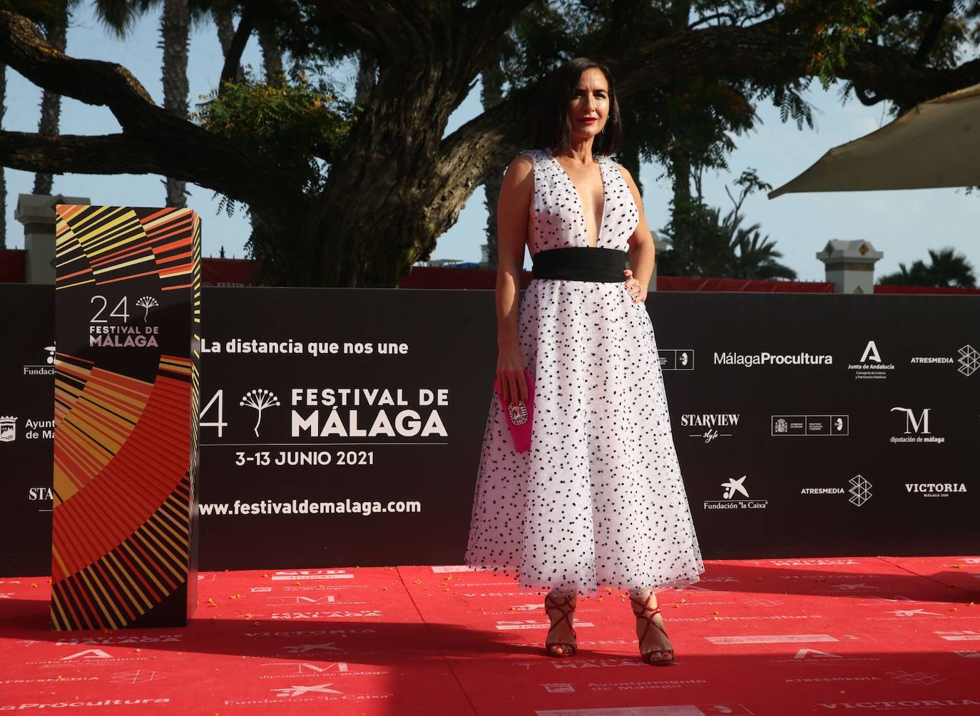 Último desfile de famosos del 24 Festival de Málaga. 