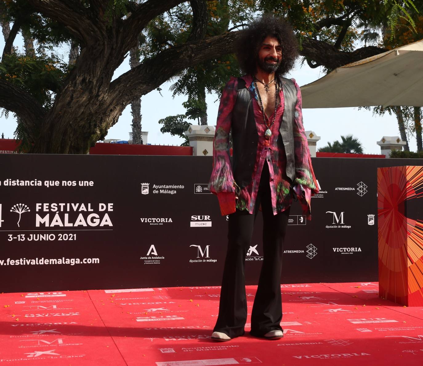 Último desfile de famosos del 24 Festival de Málaga. 