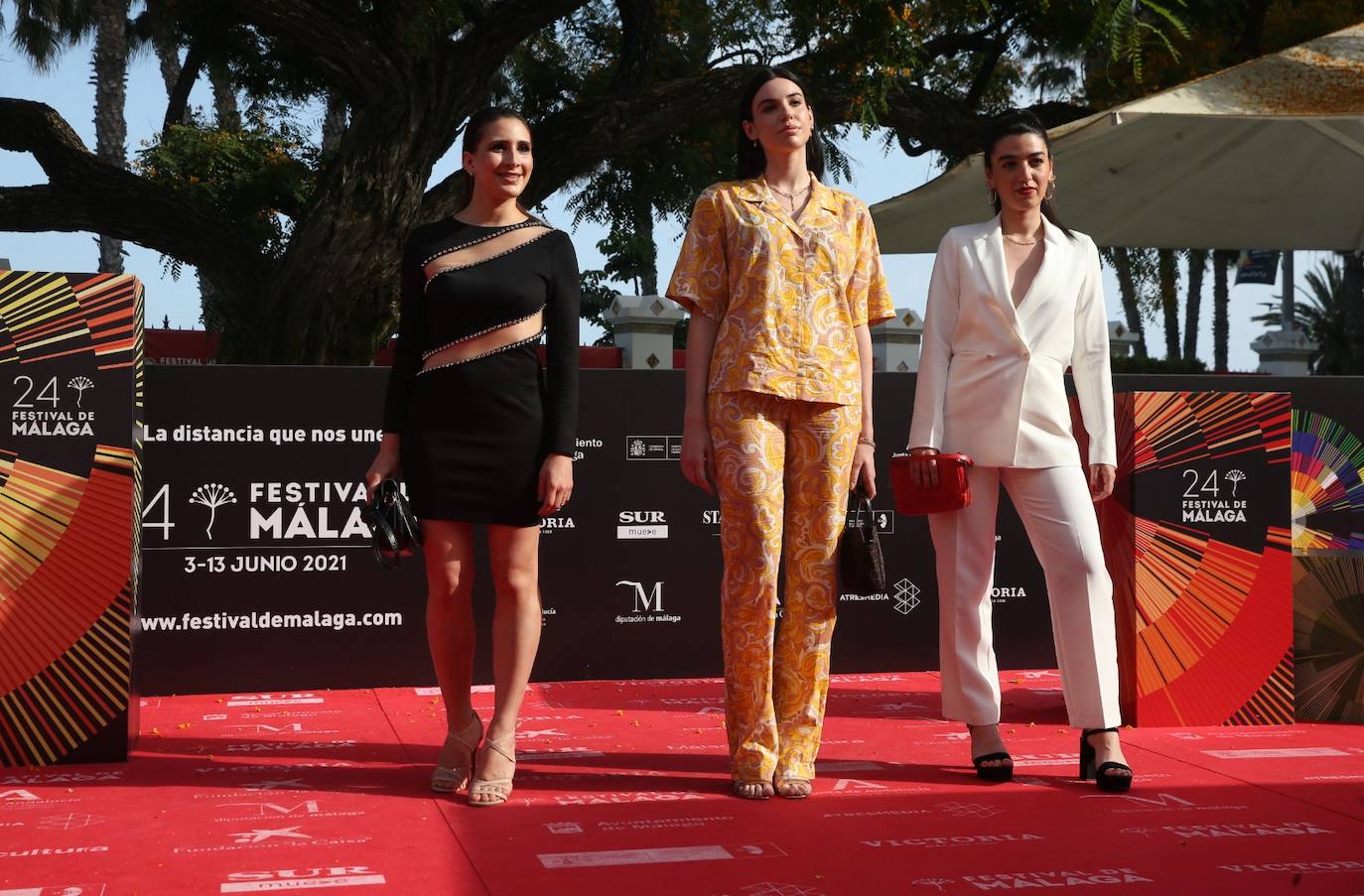 Último desfile de famosos del 24 Festival de Málaga. 