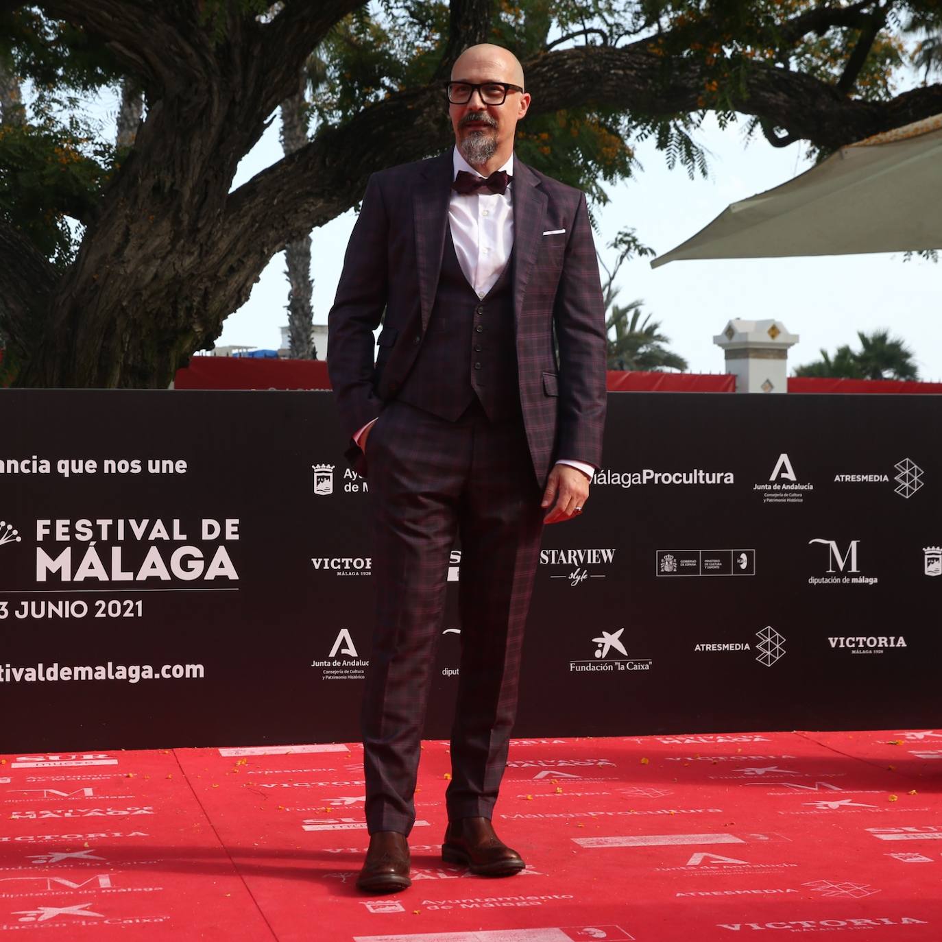 Último desfile de famosos del 24 Festival de Málaga. 