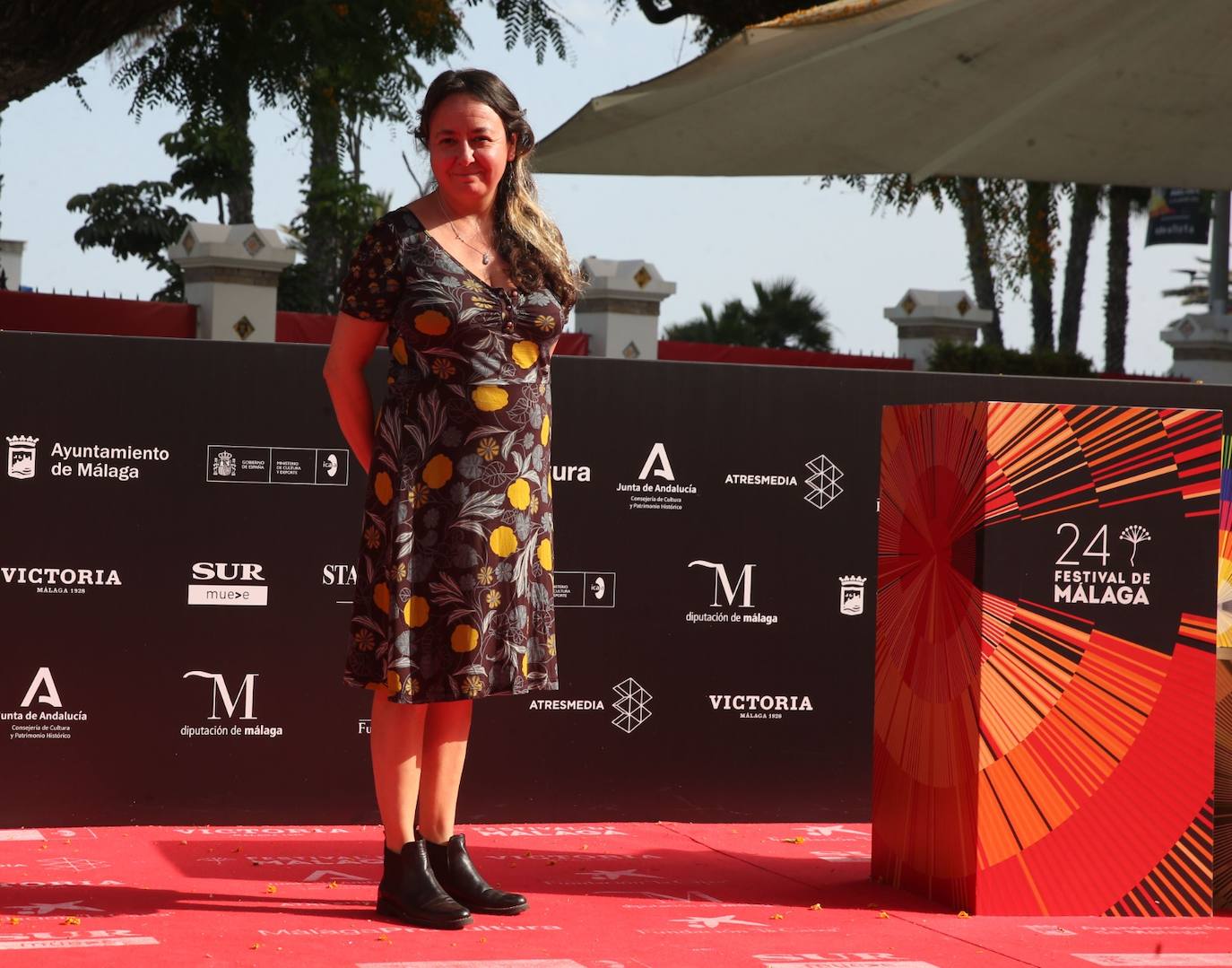 Último desfile de famosos del 24 Festival de Málaga. 